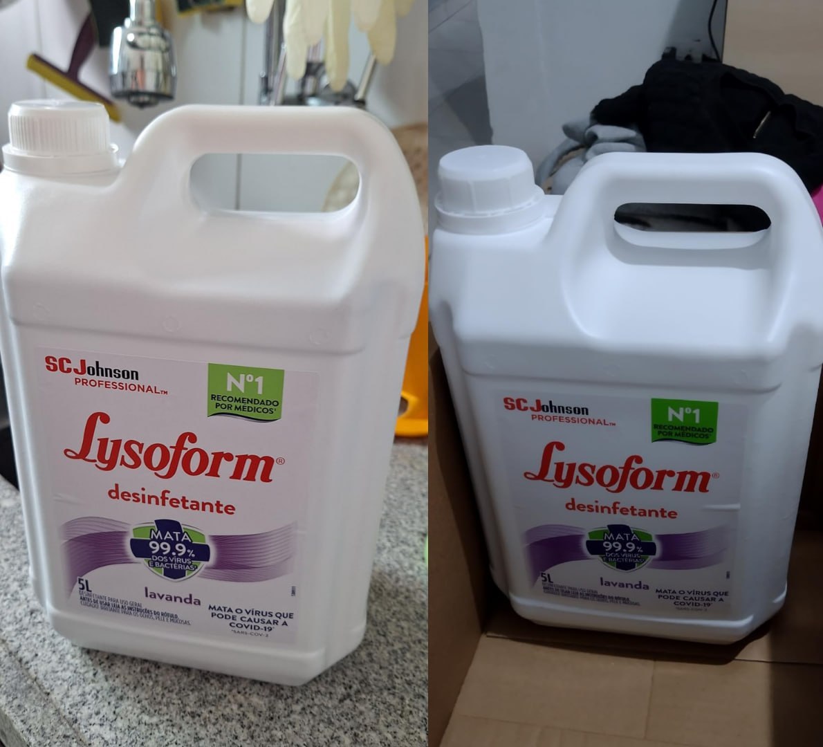 ✅ Lysoform Lavanda, Desinfetante Líquido, Limpeza Casa, 5L