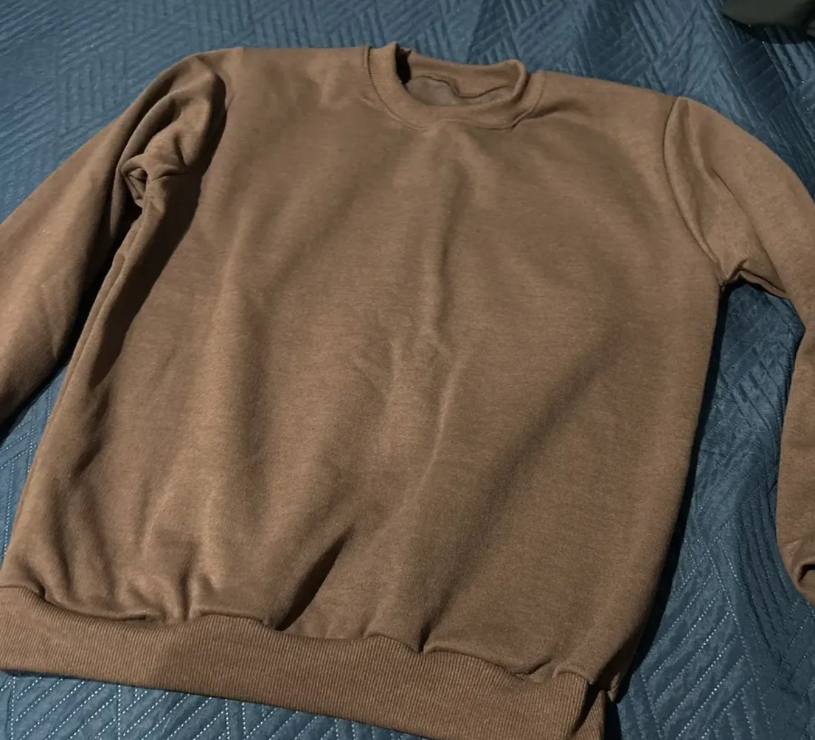🧥 Blusa Moletom Flanelada Unissex Gola Redonda