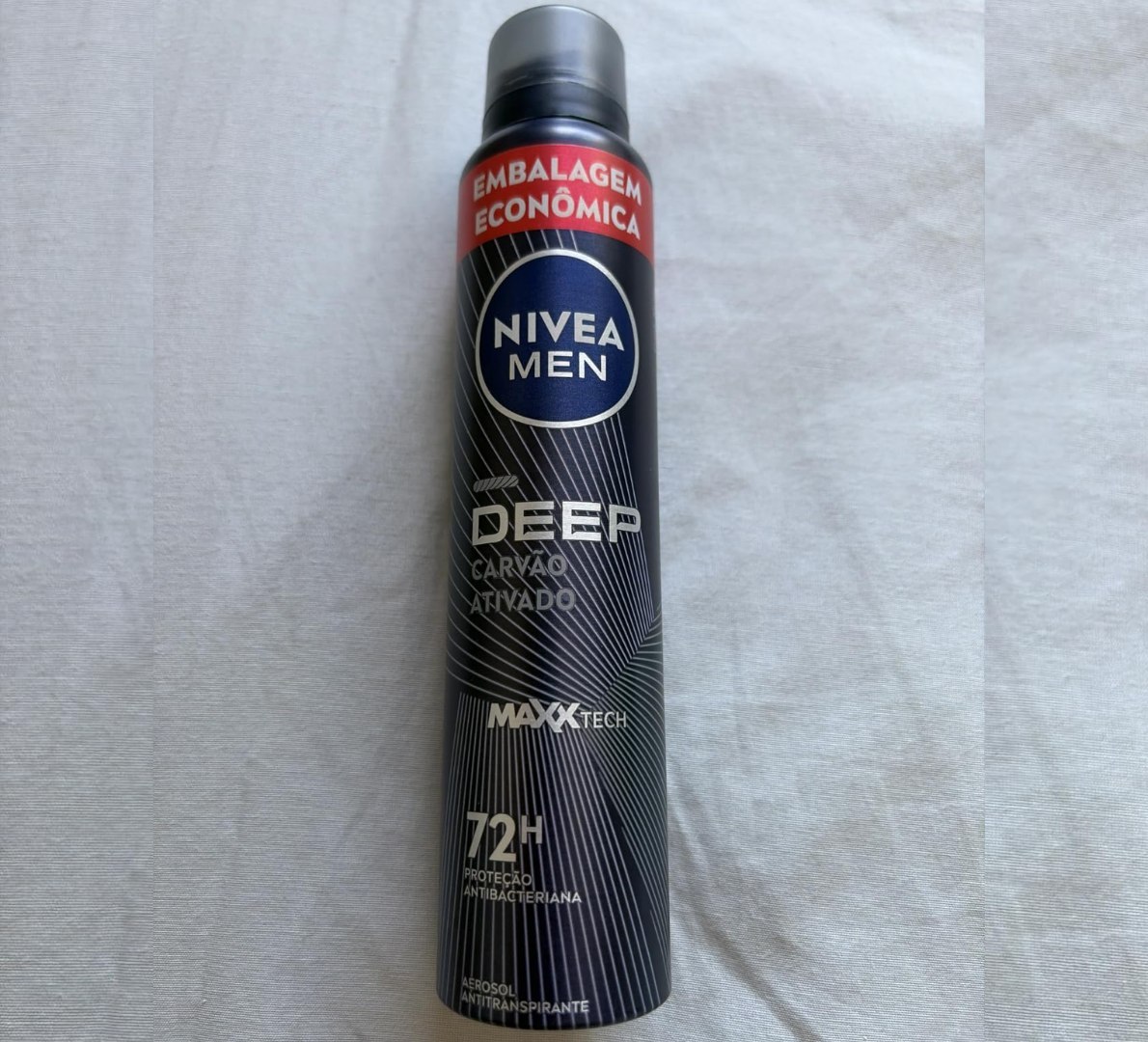 ✅ NIVEA MEN Desodorante Antitranspirante Aerossol Deep Carvão Ativado 200ml