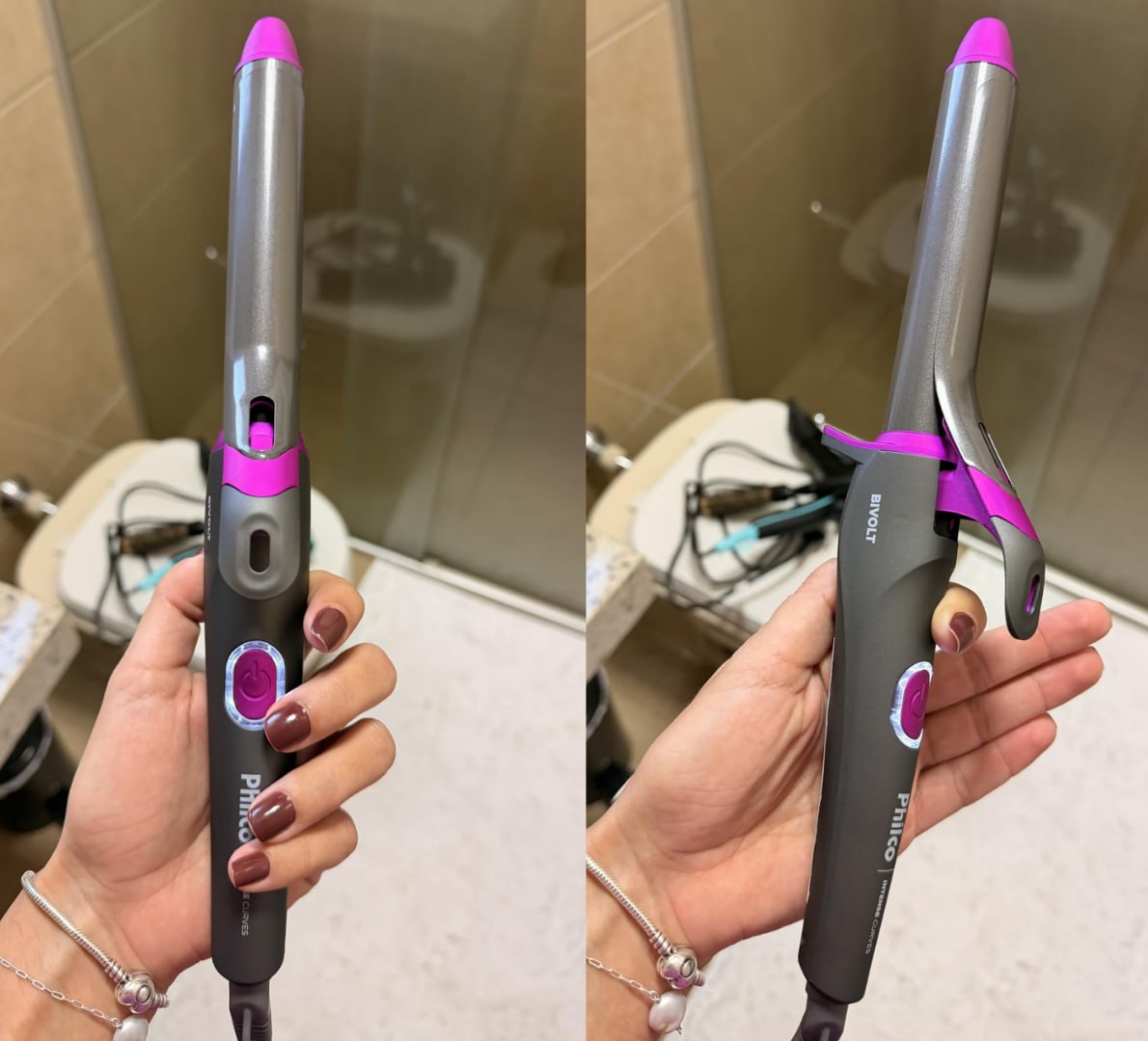 ✅ Cacheador Phico de 25mm - Intense Curves Bivolt