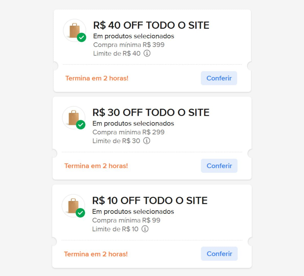 Ative em algum produto do link