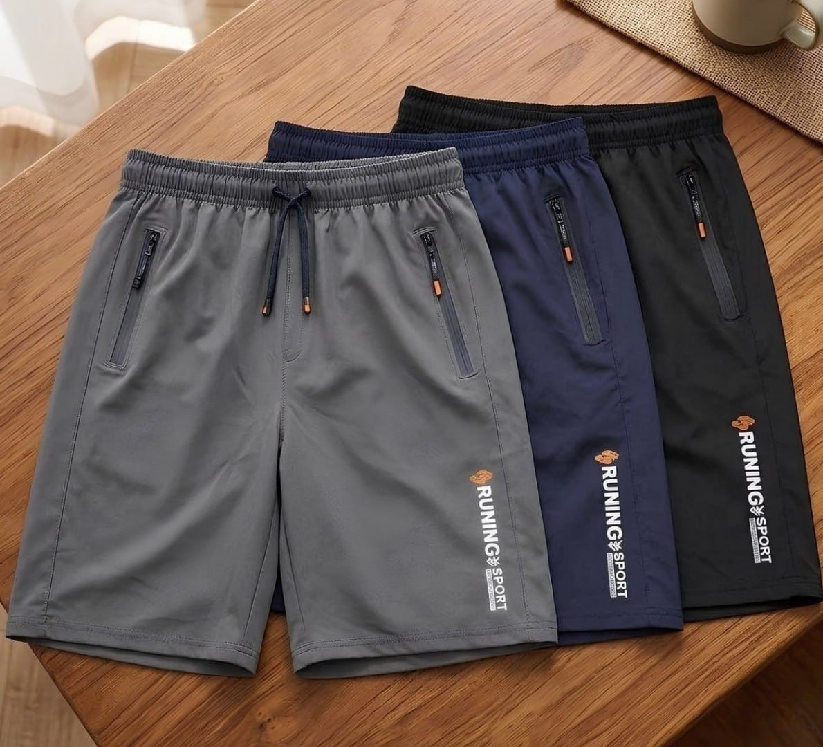 🩳 Kit com 3 Bermudas Dry Fit