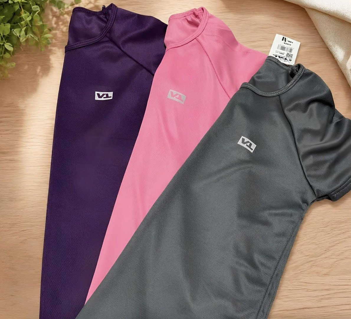 👕 Kit 4 Blusas Femininas Fitness Dry Fit