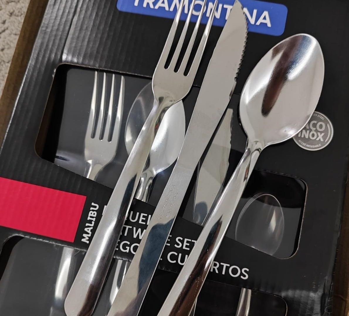 🍴 Faqueiro Tramontina Malibu em Aço Inox 24 Peças