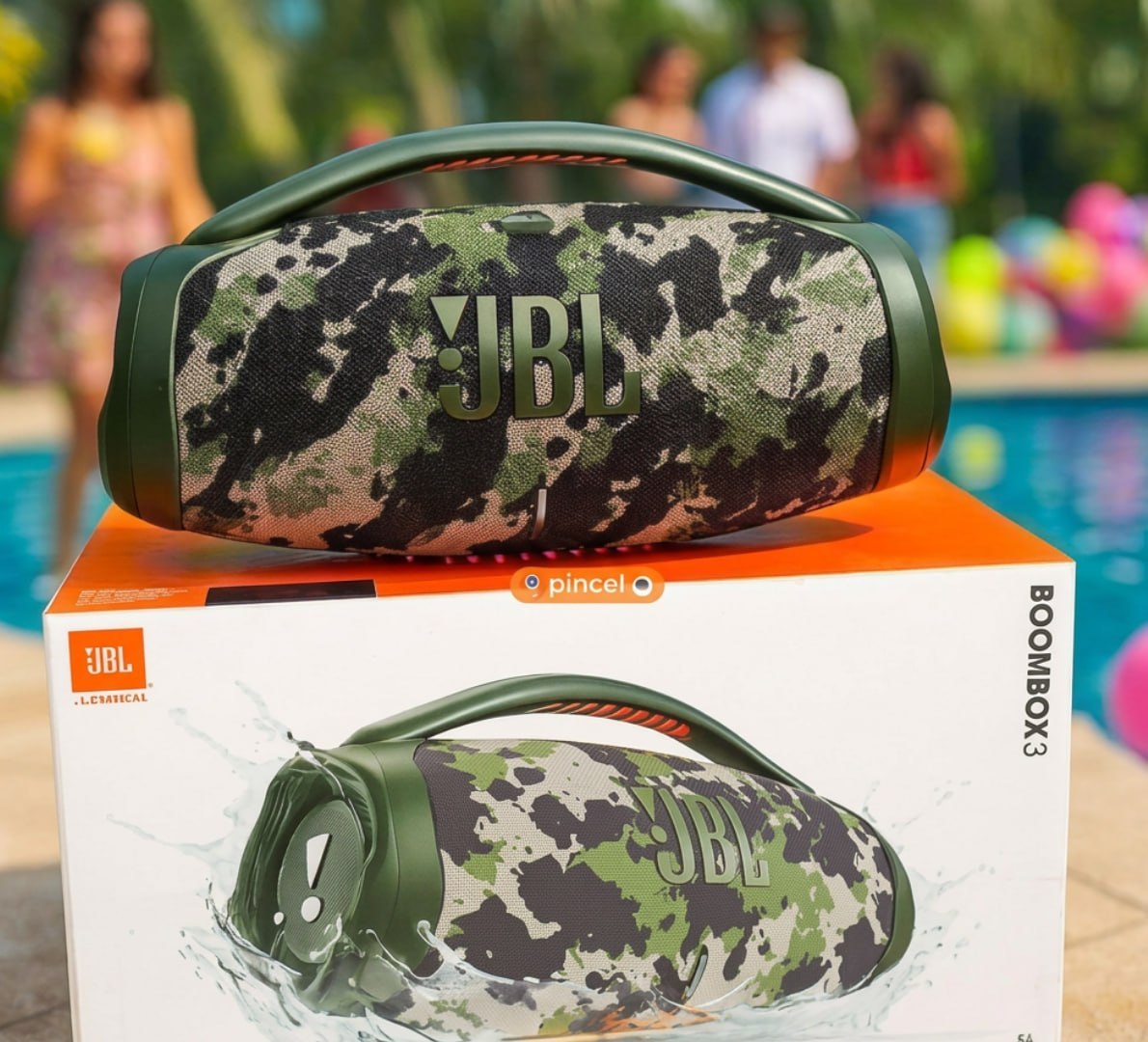 🔊 Caixa Som Bluetooth JBL Boombox 3 180W RMS