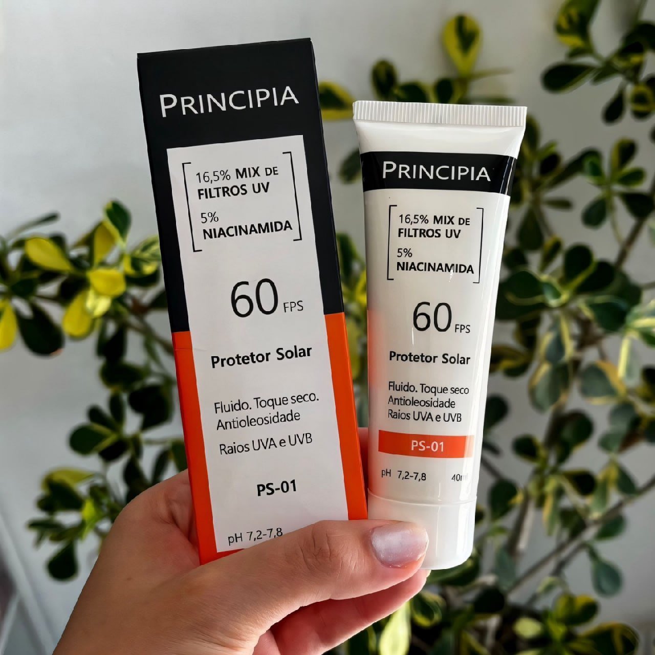 ☀️ Kit com 2 Protetor Solar Facial Ps-01 Fps60 Principia