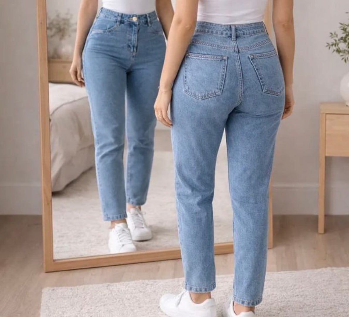👖 Calça Jeans Mom Stillger Feminina