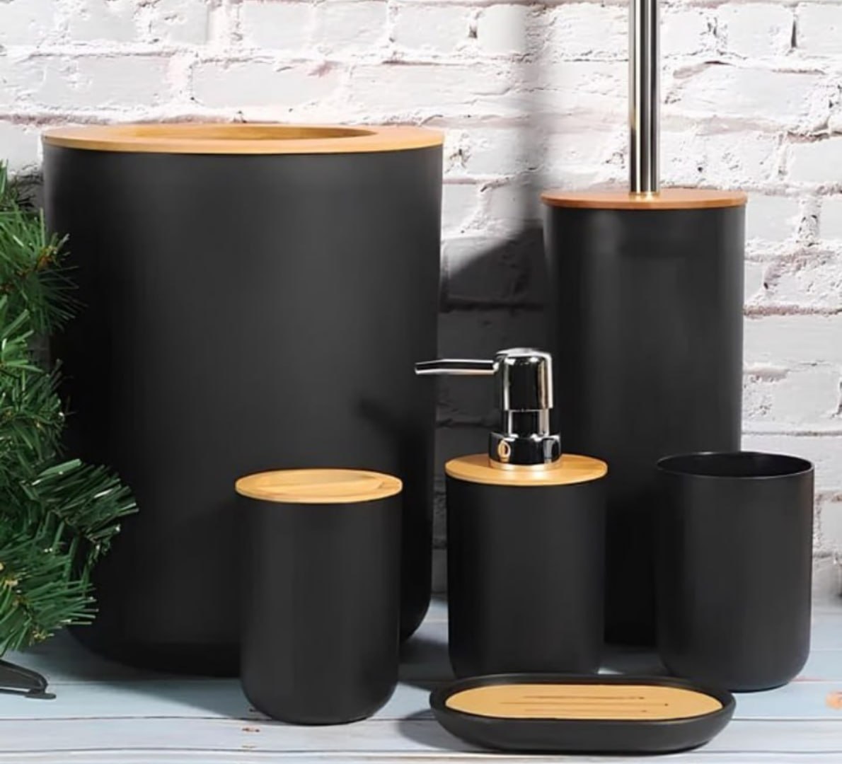 ✅ Kit Banheiro Acessórios 6 Peças