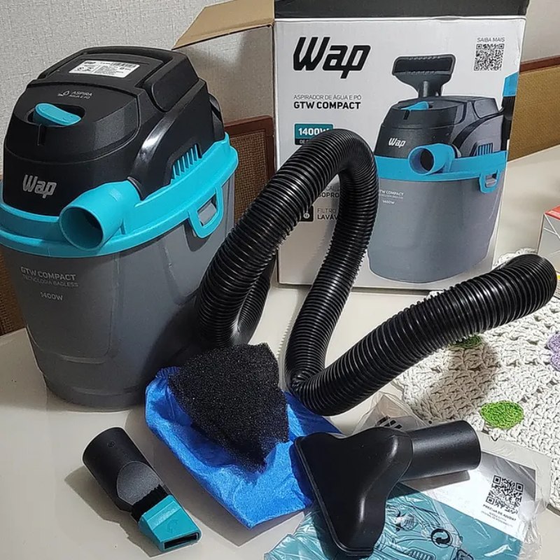 ✅ Aspirador De Pó E Líquido Portátil Wap Compact 1400w 220V