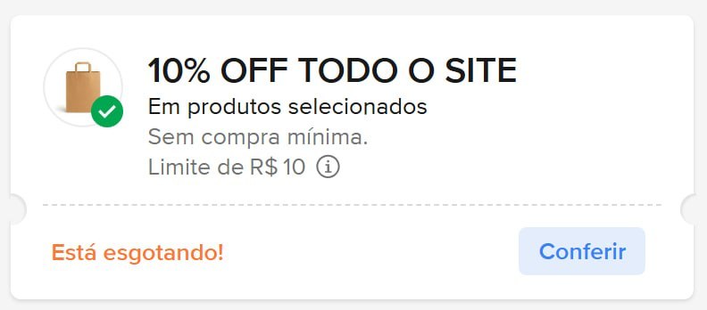 ⌛️ CUPOM ML ESGOTANDO ⌛️