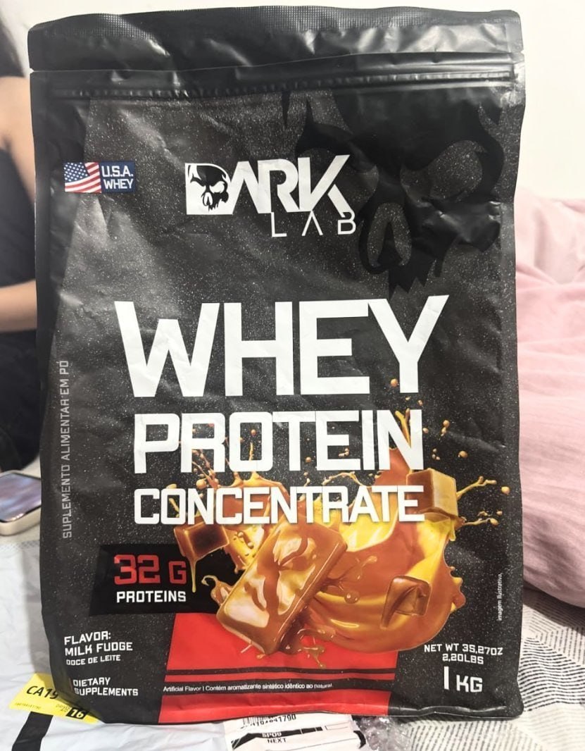 💪 Whey Protein Concentrado 1kg Doce de Leite Dark Lab
