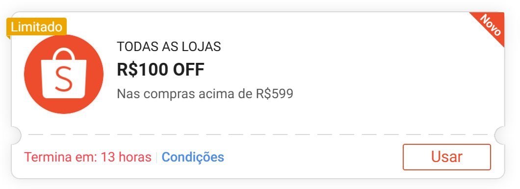 🚨 NOVO CUPOM SHOPEE 🚨