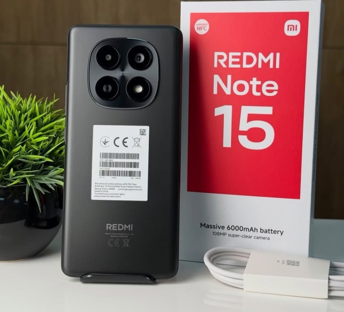 📱 Xiaomi Redmi Note 15 5G, 512GB, 8GB RAM