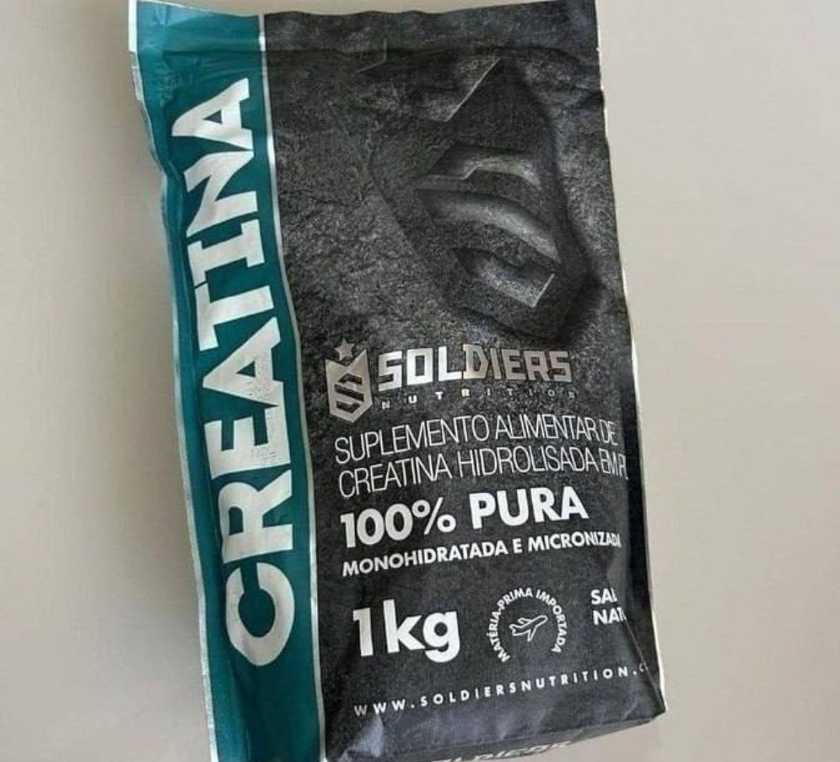 💪 Creatina 1kg Monohidratada 100% Pura - Soldiers Nutrition
