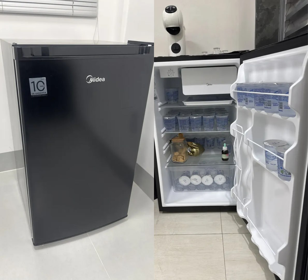 🧊 Frigobar 124 Litros Black Edition Inverter Bivolt Midea