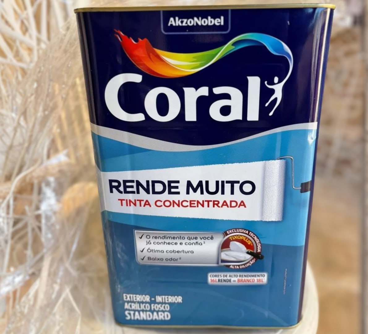 ✅ Tinta Acrílica Fosco Rende Muito - Coral 16L (várias cores)