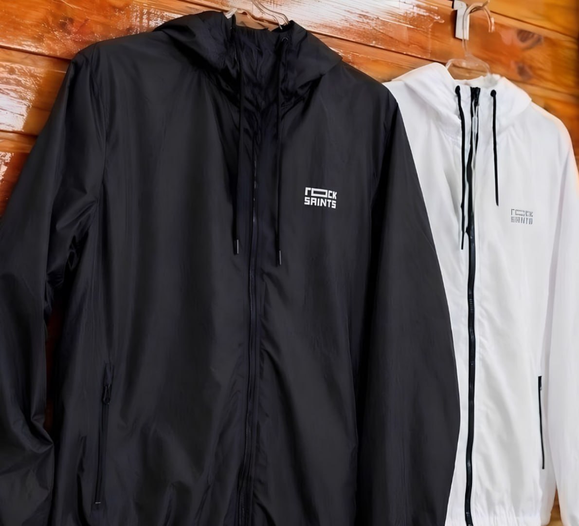 🧥 Kit 2 Jaquetas Corta Vento Rock Saints (várias cores)