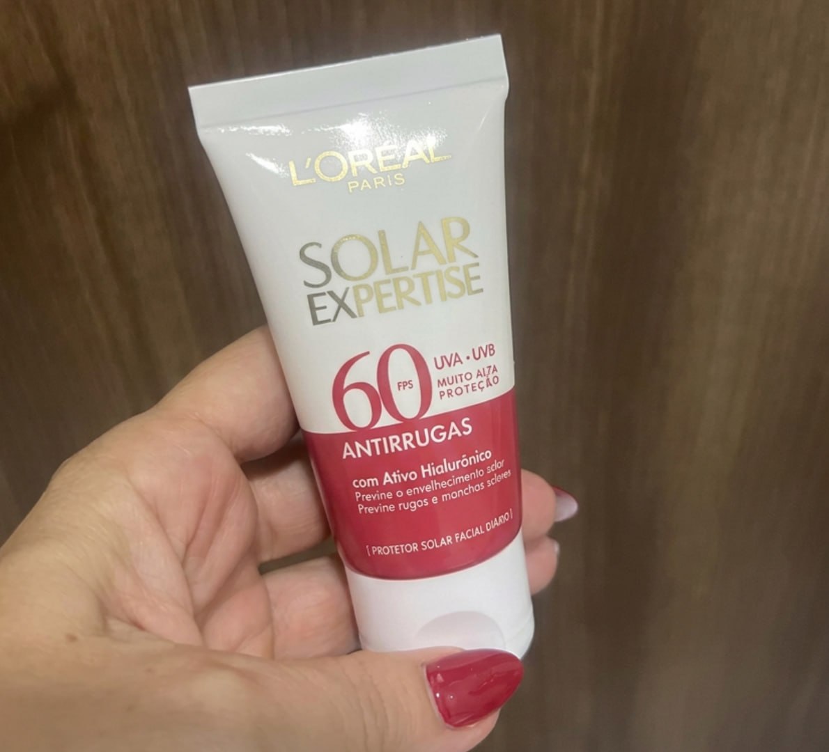 ☀️ L'Oréal Paris, Protetor Facial Solar Expertise Antirrugas FPS 60, 40g