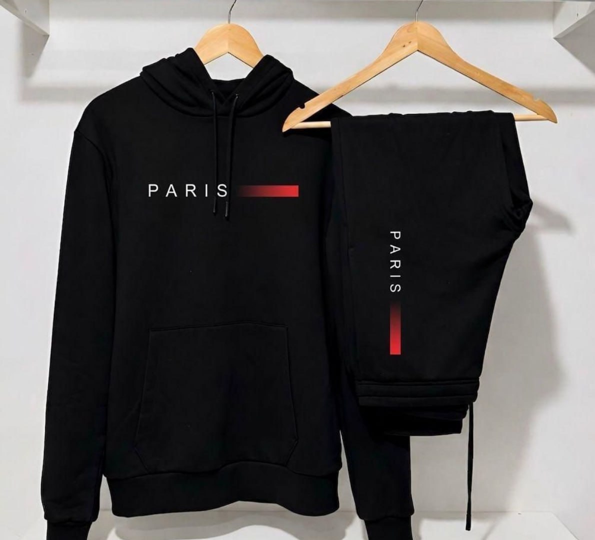 🧥 Conjunto Moletom Paris Canguru Com Capuz