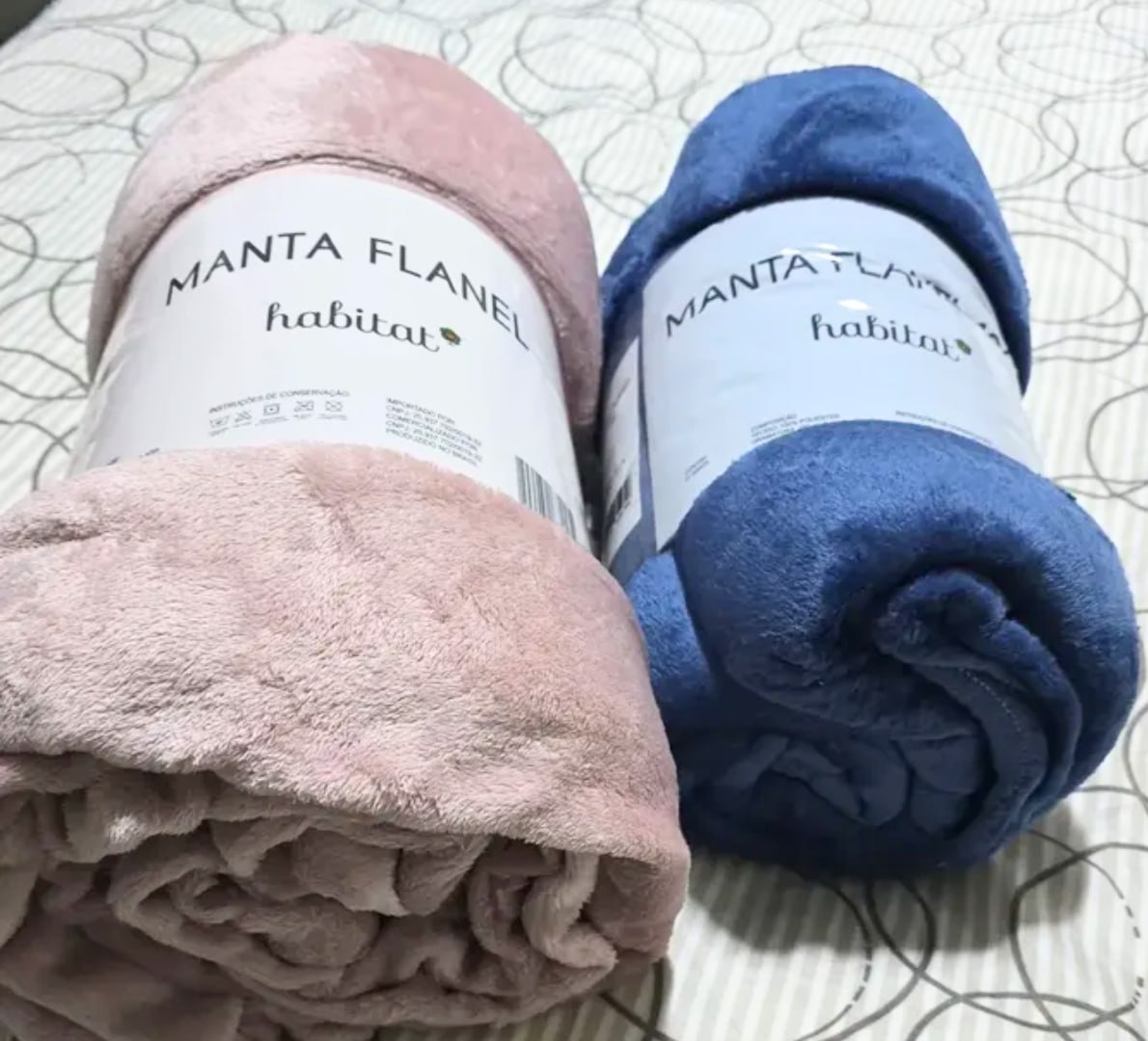 ✅ Manta Microfibra Antialérgico Flannel Soft (várias cores)