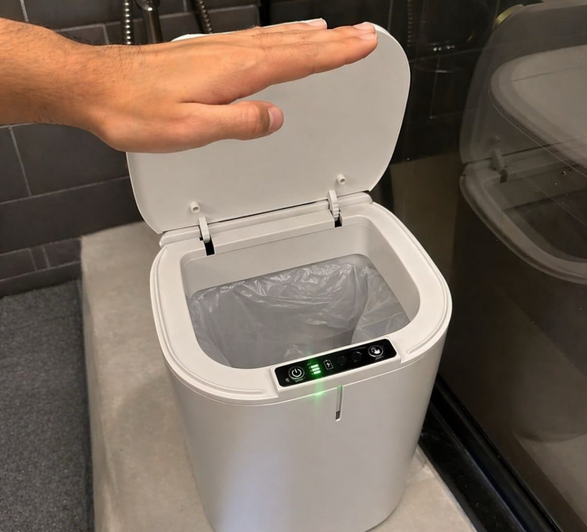 ✅ Lixeira Inteligente Automática 16l Usb