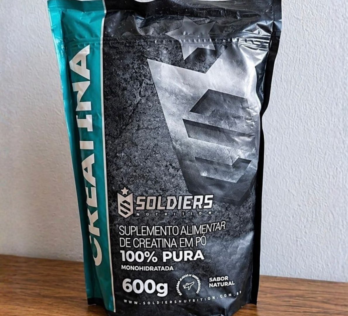 💪 Creatina Monohidratada 600g 100% Pura Soldiers Nutrition