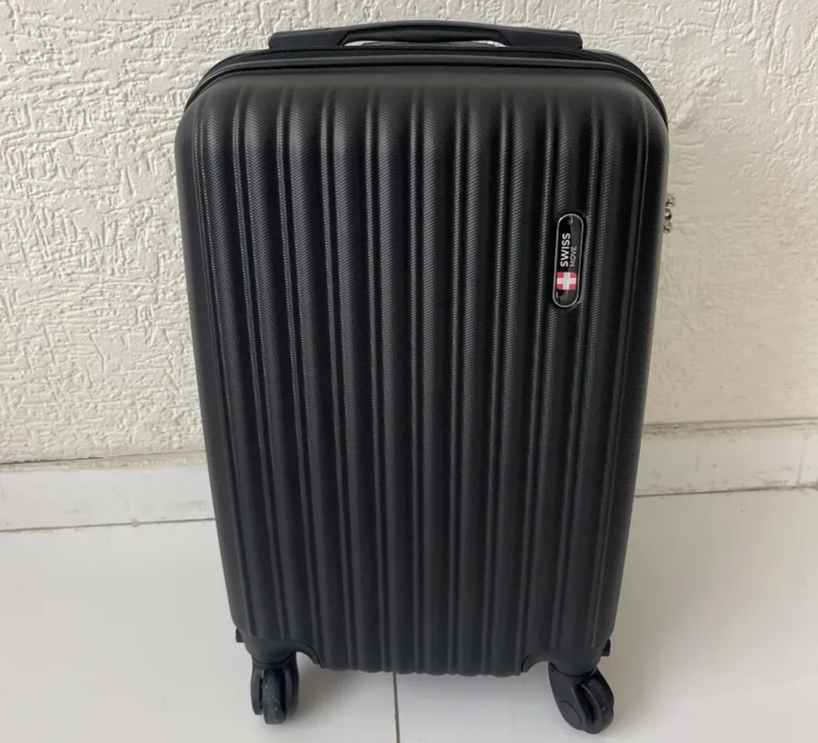 🧳 Mala De Viagem Média 23kg Londres Swiss Move - Preto
