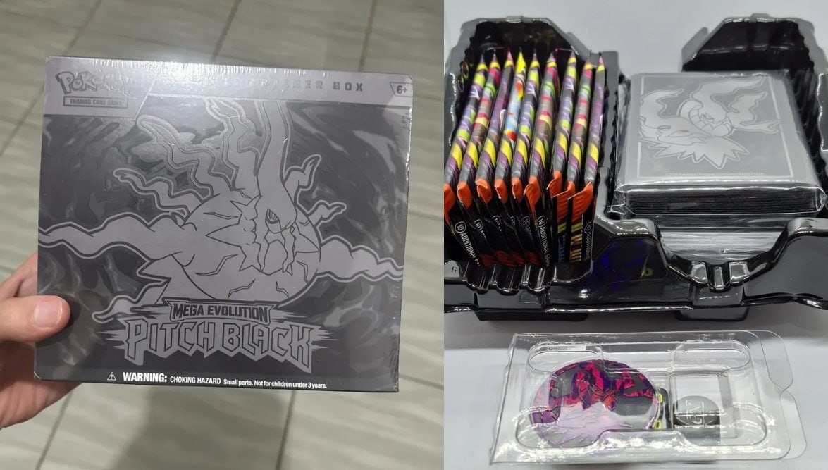 🃏 Jogo de Tabuleiro Pokémon TCG Mega Evolution Pitch Black Eli