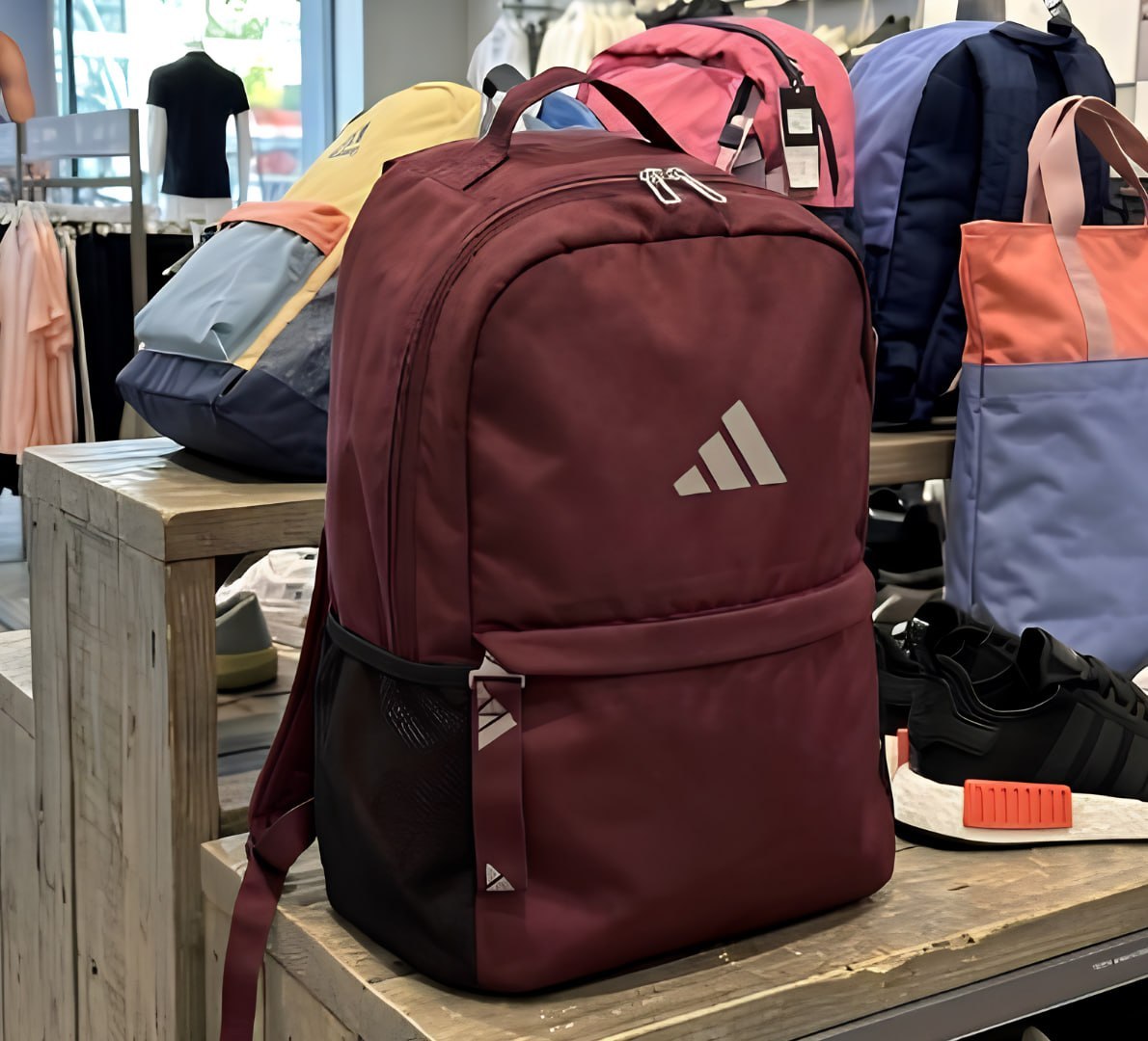 🎒 Mochila Esportiva adidas 2075 Bordô