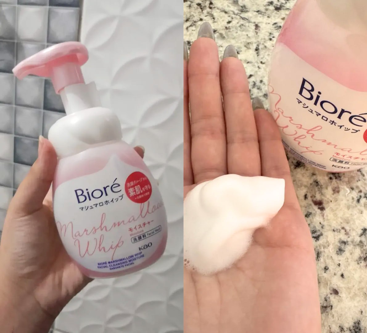 🧴 Sabonete Facial em Espuma Bioré Marshmallow Whip