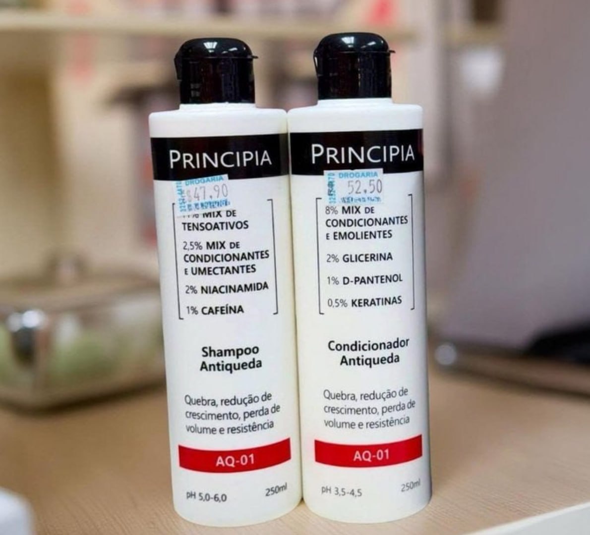 🫧 Principia Kit Shampoo e Condicionador Antiqueda AQ-01