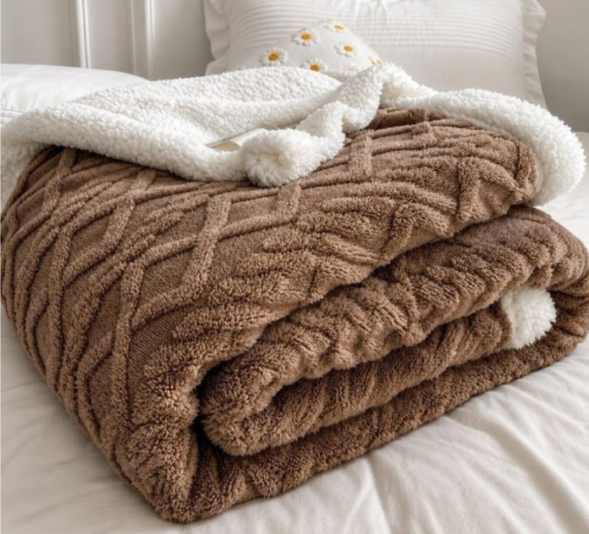 🛏 Cobertor Manta De Casal Sherpa 2,00x1,80 (Várias cores)
