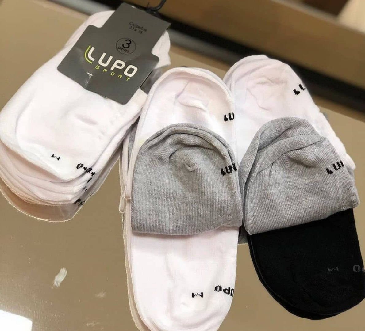 🧦 Kit 10 Pares De Meias Lupo Soquete Sport