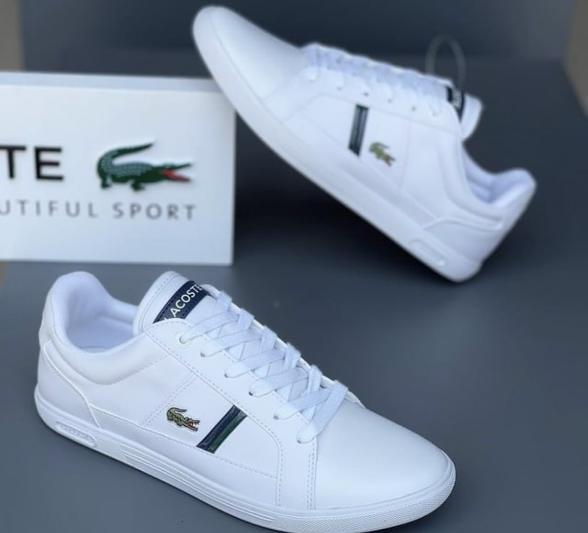 👟 Tênis Lacoste Europa (3 cores)