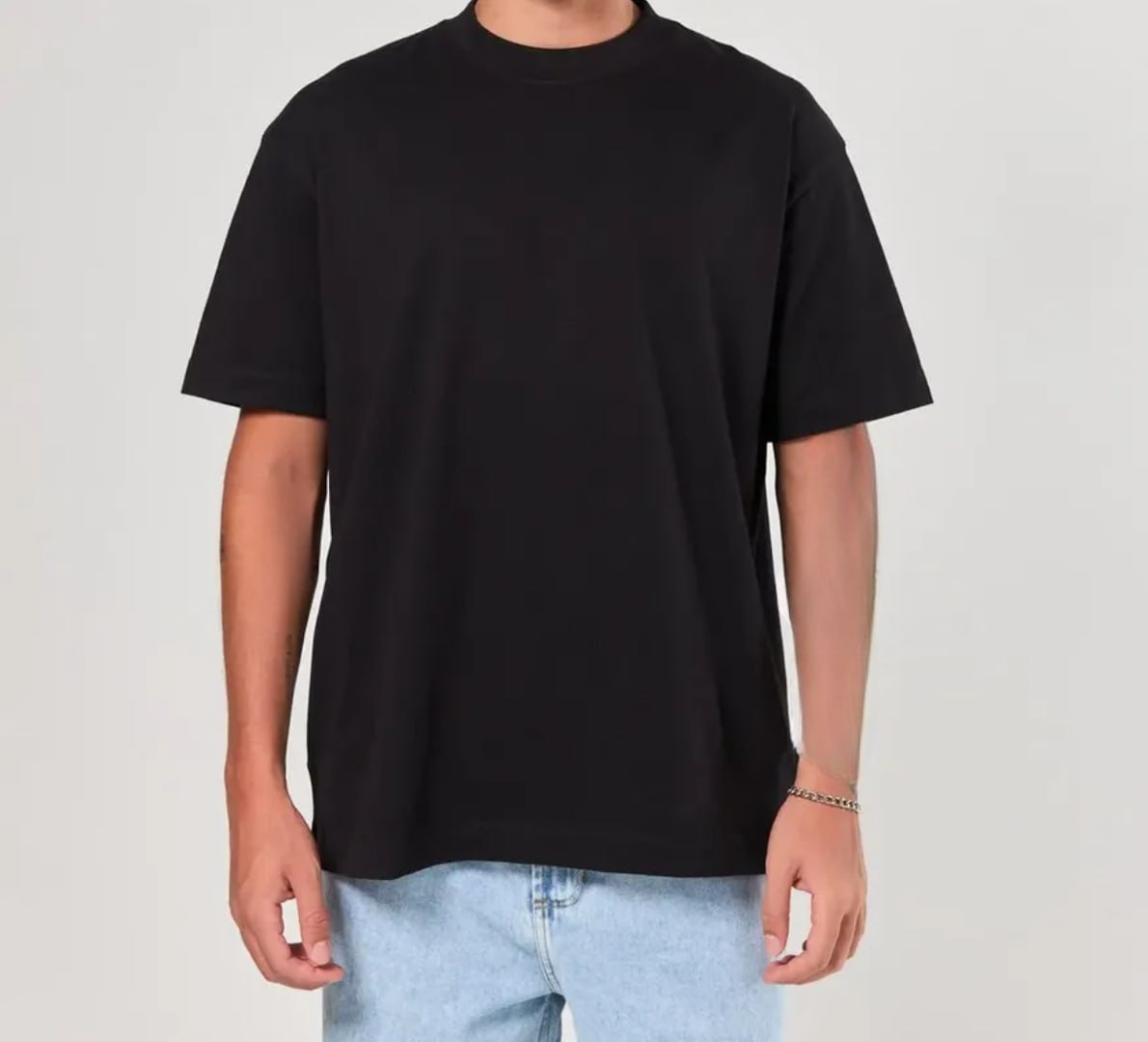 👕 Camiseta Oversized De Manga Curta
