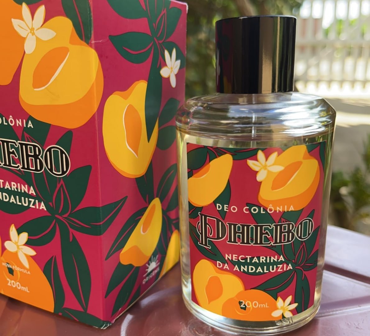 ✅ PHEBO - Deo Colônia Nectarina da Andaluzia 200ml