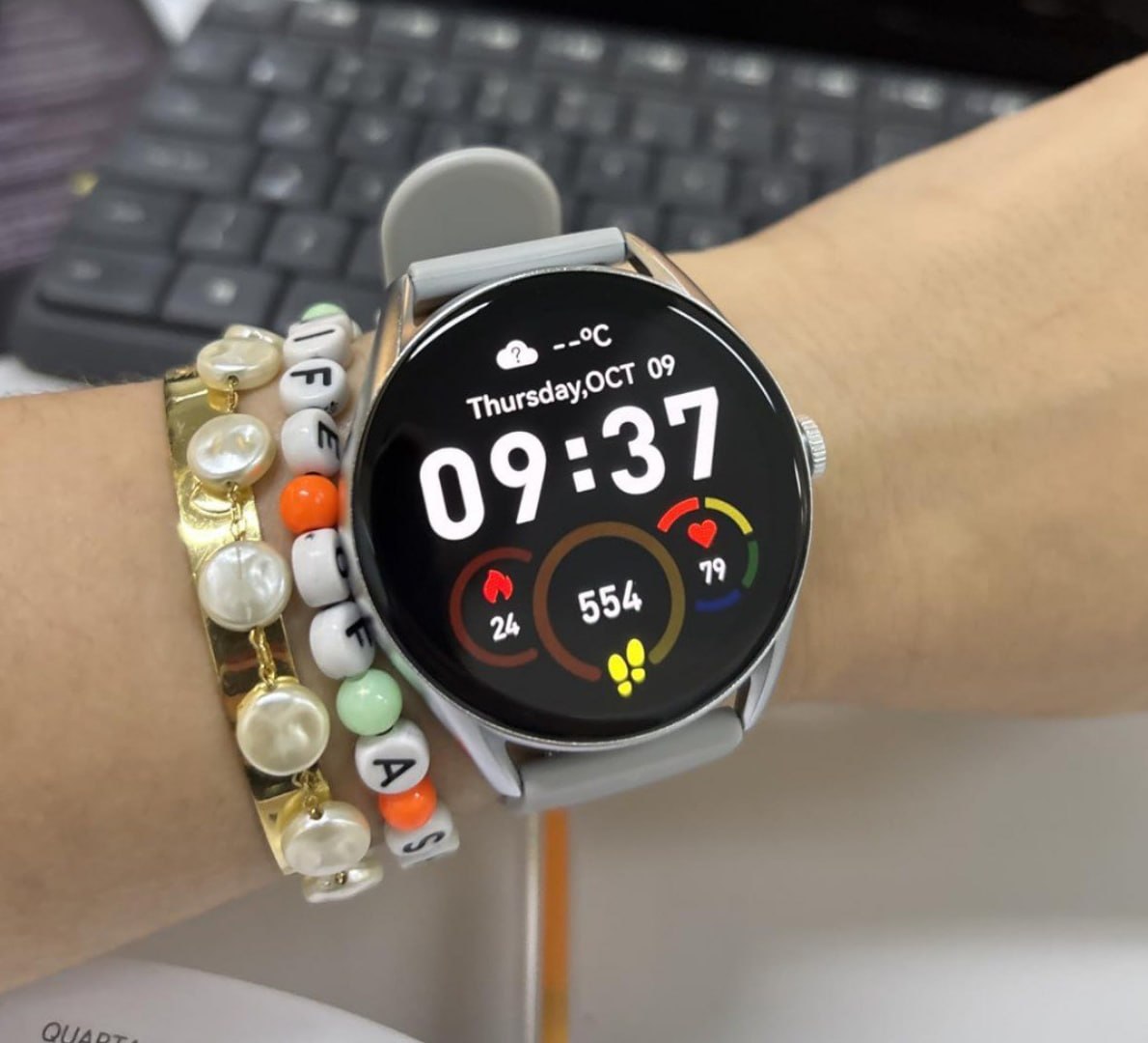 ⌚️ Relógio Smartwatch Qcy Gt S8 Tela Amoled Bluetooth