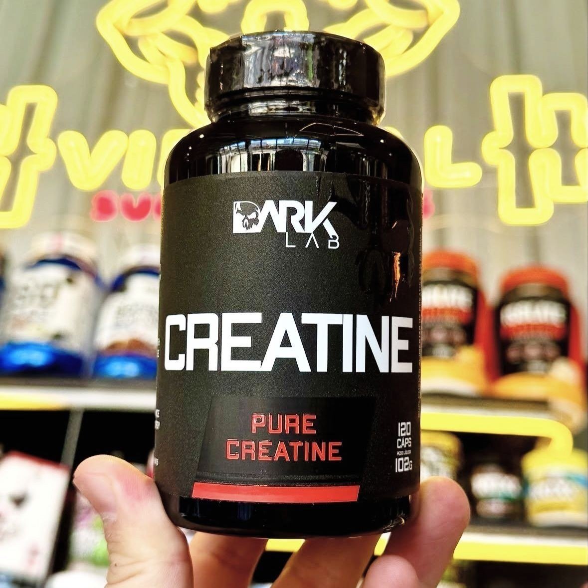 💪 Creatina Monohidratada Pura 120 cápsulas Dark Lab
