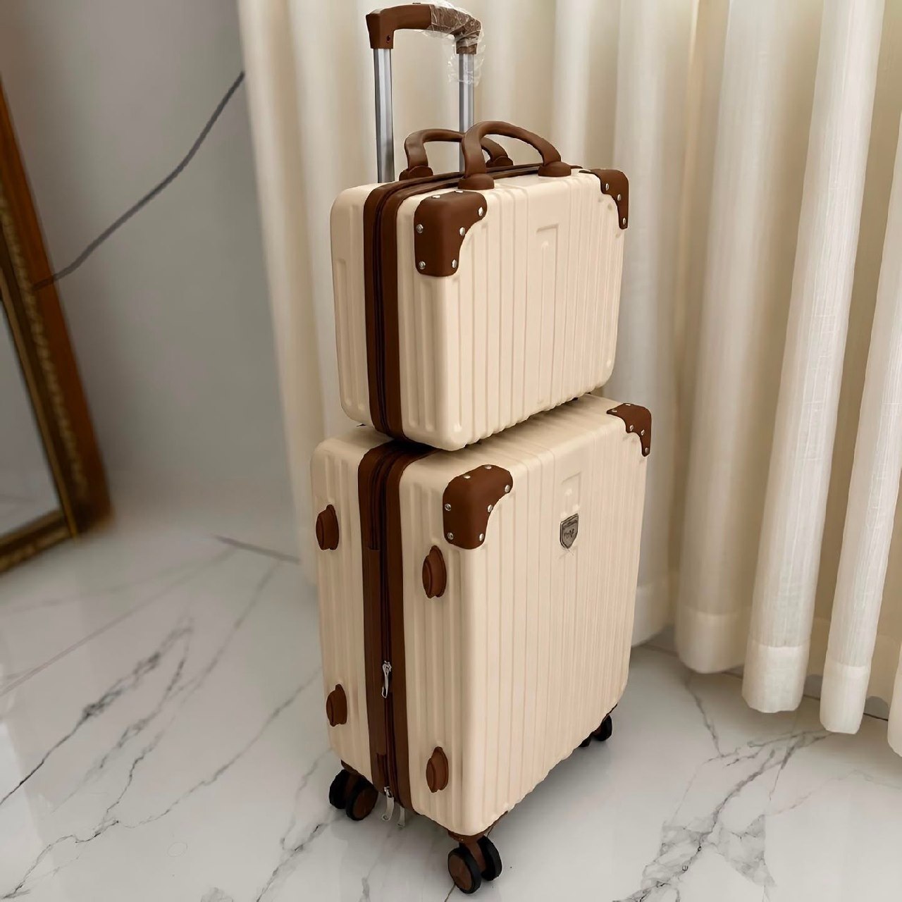 🧳 Mala de Viagem com Rodas 360° + Frasqueira