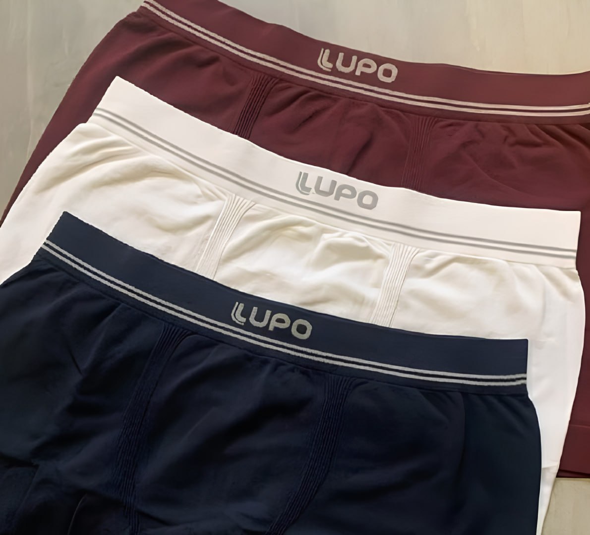 🩲 Kit 6 Cuecas Lupo Boxer Microfibra