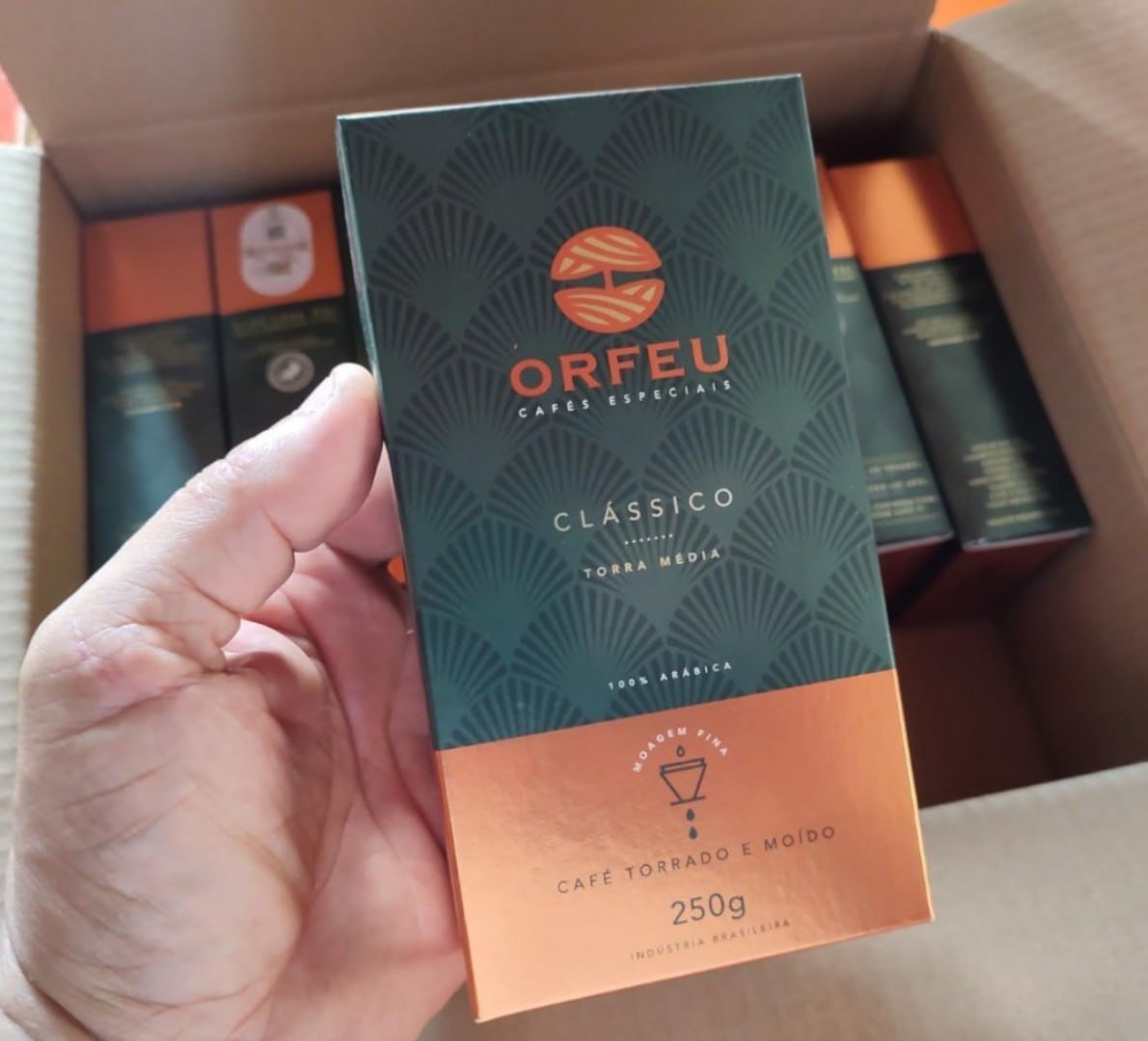 ☕️ Café Clássico Torrado e Moído Orfeu Torra Média 250g