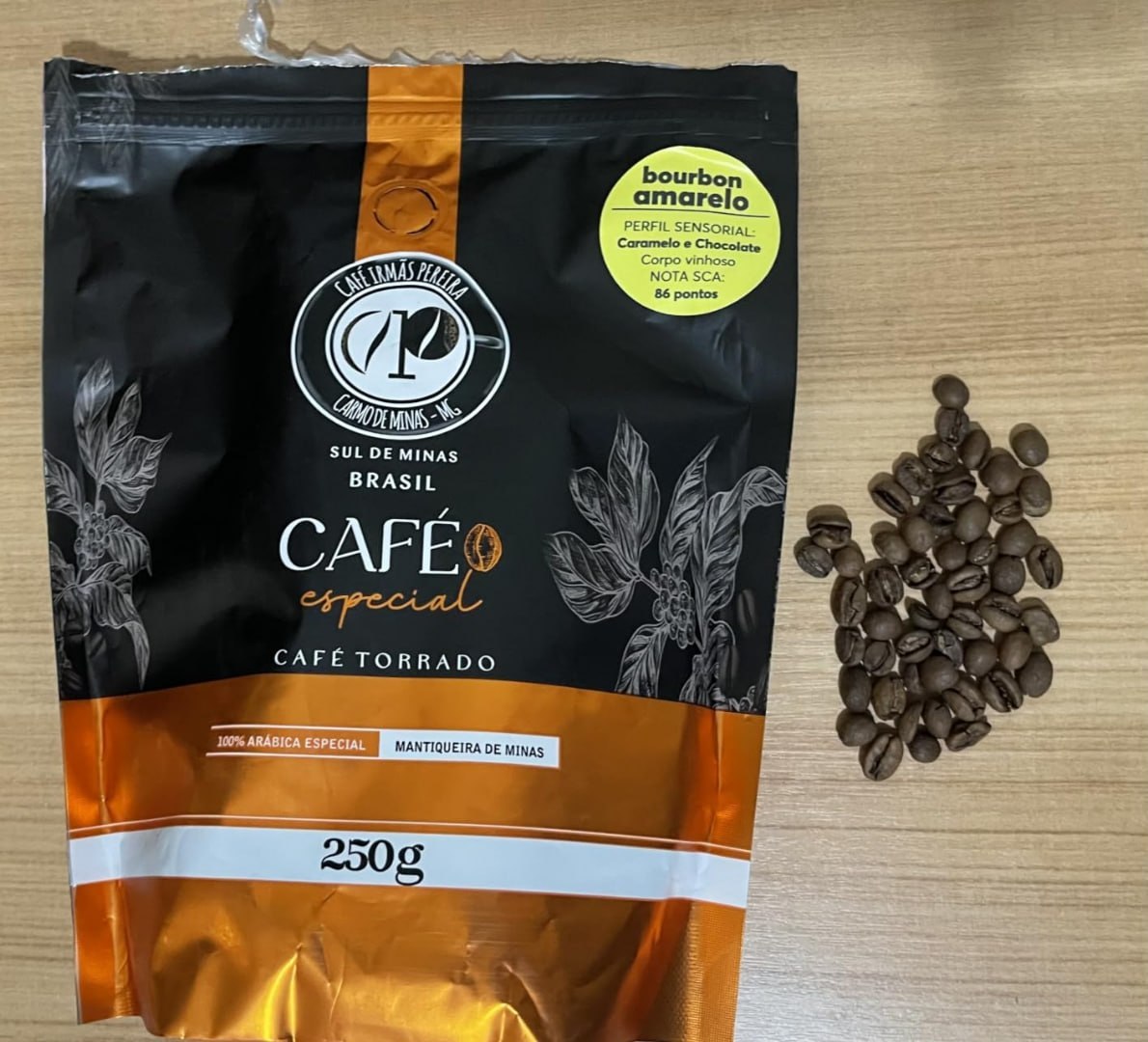 ☕️ Café Irmãs Pereira Bourbon Amarelo Em Grãos 250G