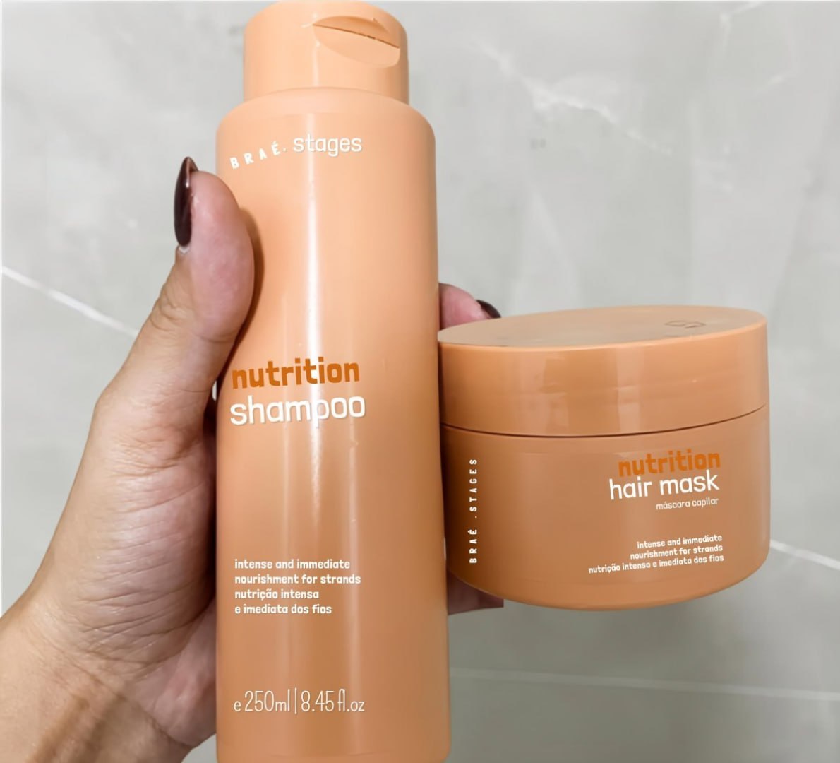 🧴 Kit Nutrition Braé Stages 2 Produtos (shampoo + Máscara)