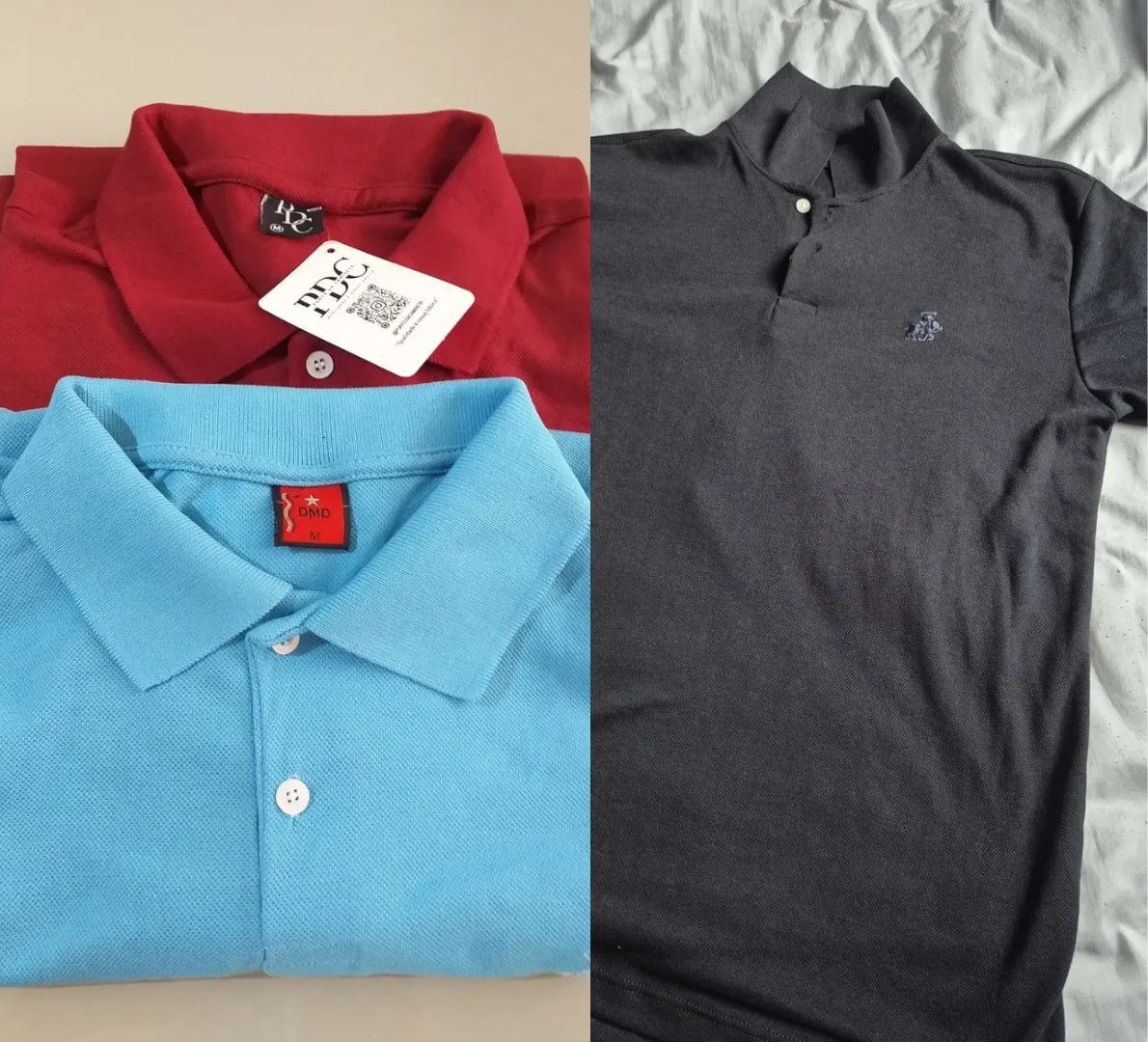 👕 Camisa Gola Polo Premium (várias cores)