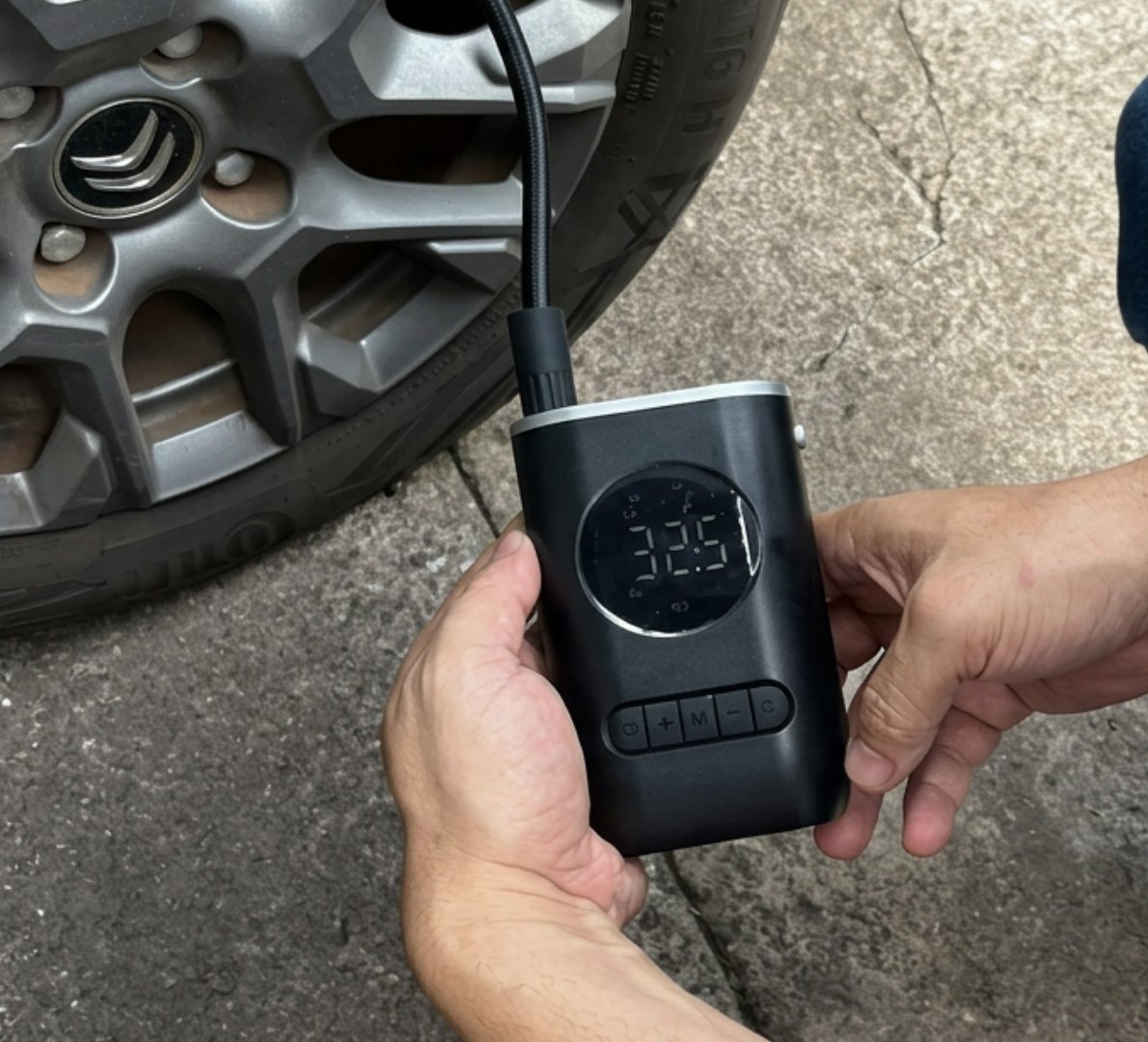 ✅ Compressor De Ar Portátil Digital Calibrador