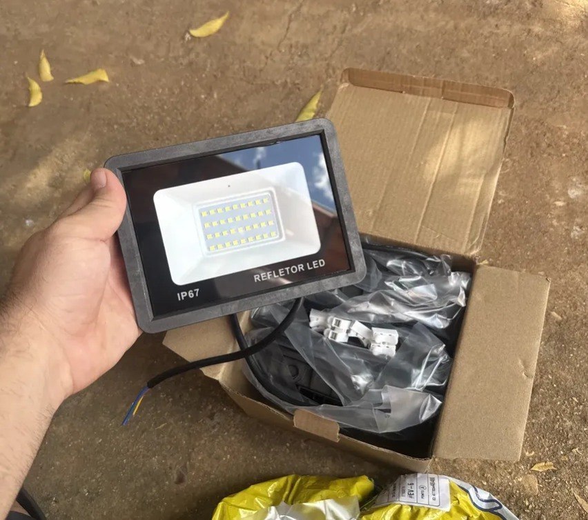 ✅ Kit 5 Refletores LED 100W IP67 à Prova D'Água 6500K Bivolt