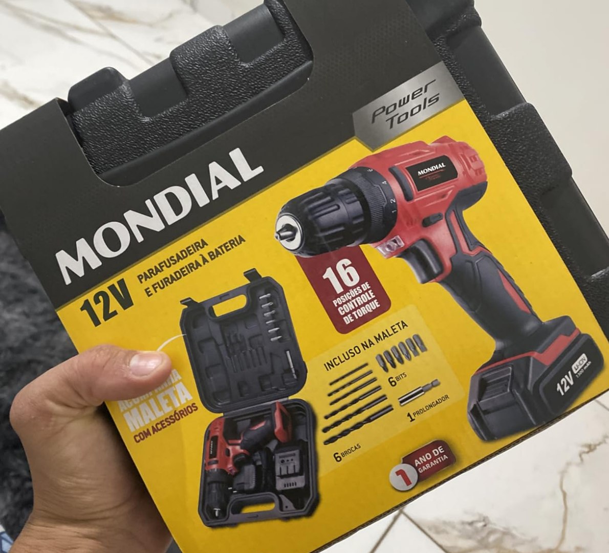 🔩 Parafusadeira com Bateria de Lítio FPF-06M - Mondial