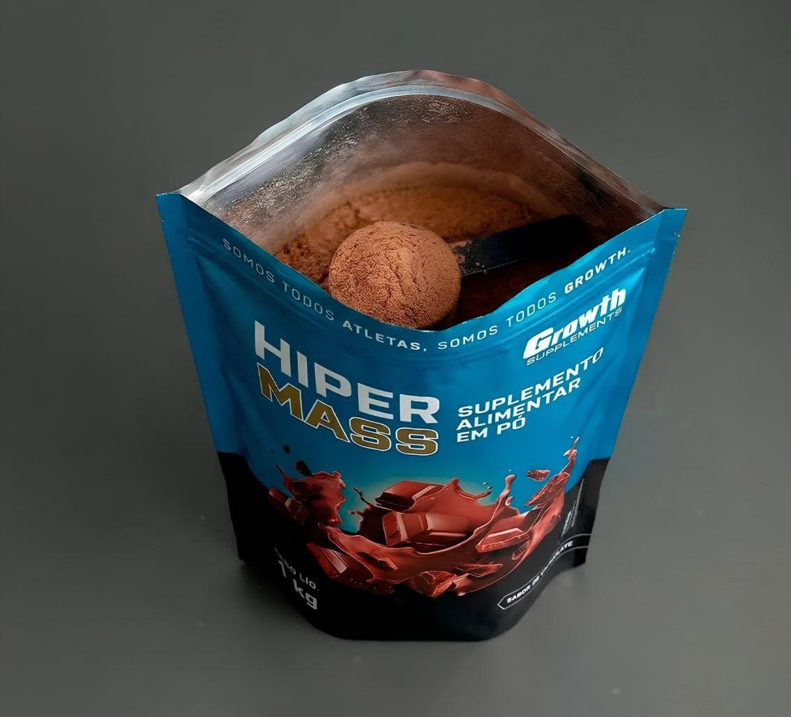 🦾 Hiper Mass 1kg Growth Supplements - Sabor Chocolate