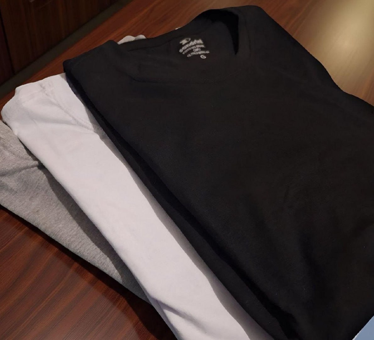 👕 Kit 3 Camisetas Algodão Sandrini