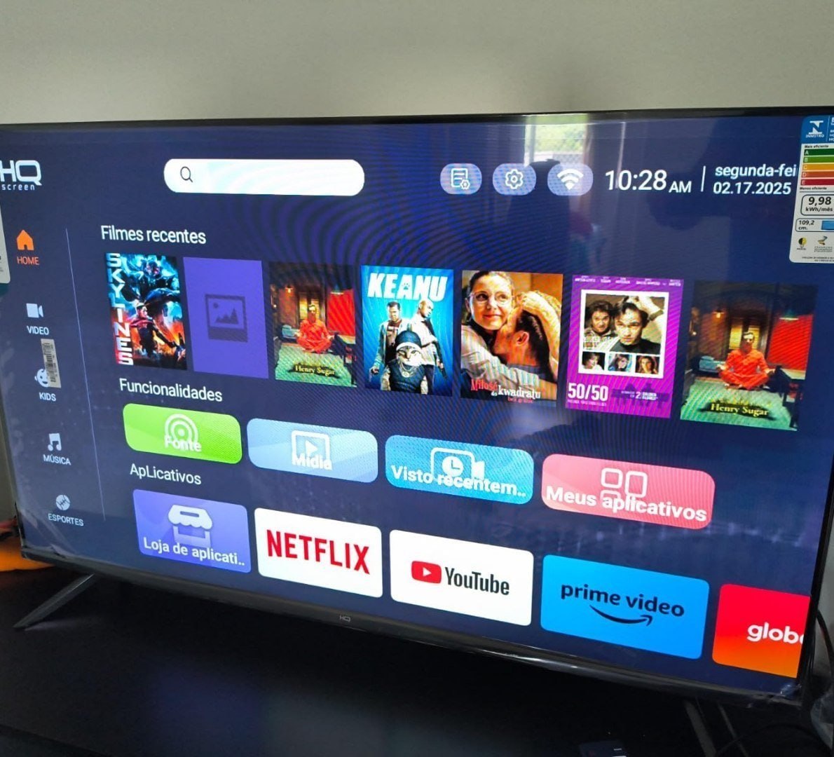 📺 Smart TV HQ 43" Full HD Android 11